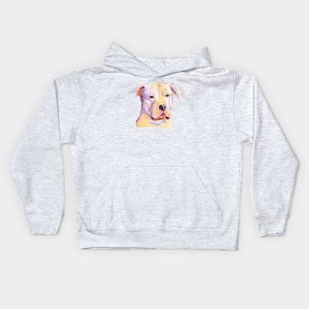 Dogo argentino Kids Hoodie by doggyshop